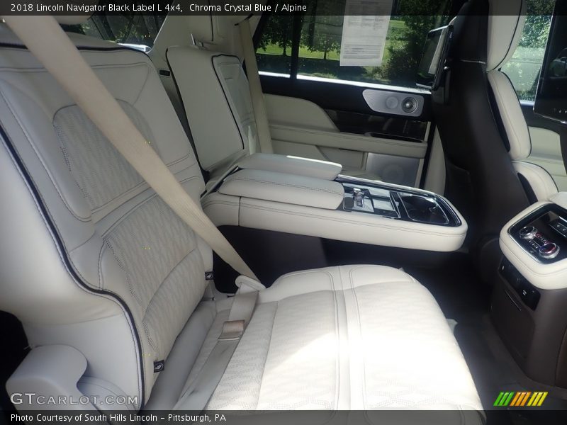 Rear Seat of 2018 Navigator Black Label L 4x4