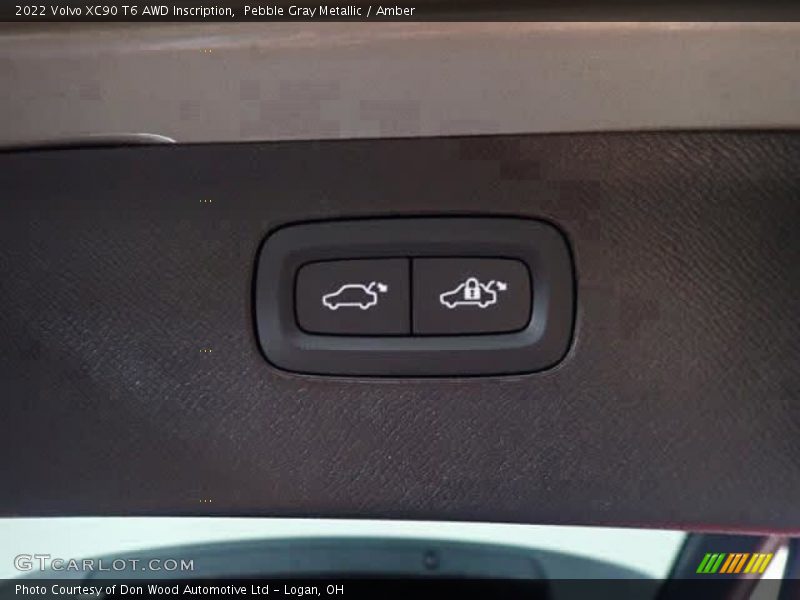 Pebble Gray Metallic / Amber 2022 Volvo XC90 T6 AWD Inscription