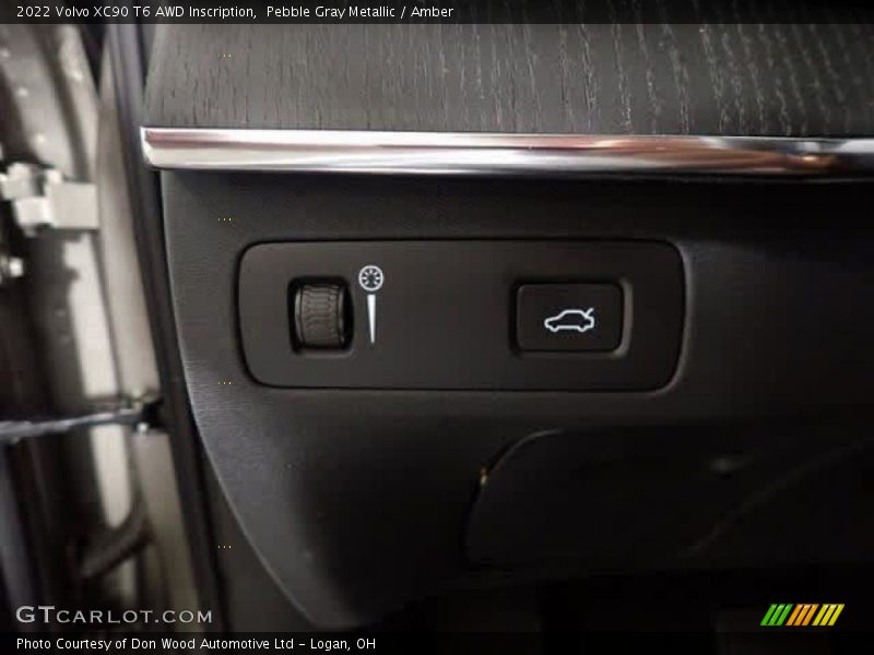 Pebble Gray Metallic / Amber 2022 Volvo XC90 T6 AWD Inscription