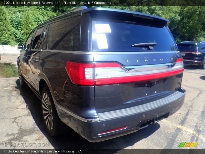 Flight Blue Metallic / Cappuccino 2021 Lincoln Navigator L Reserve 4x4