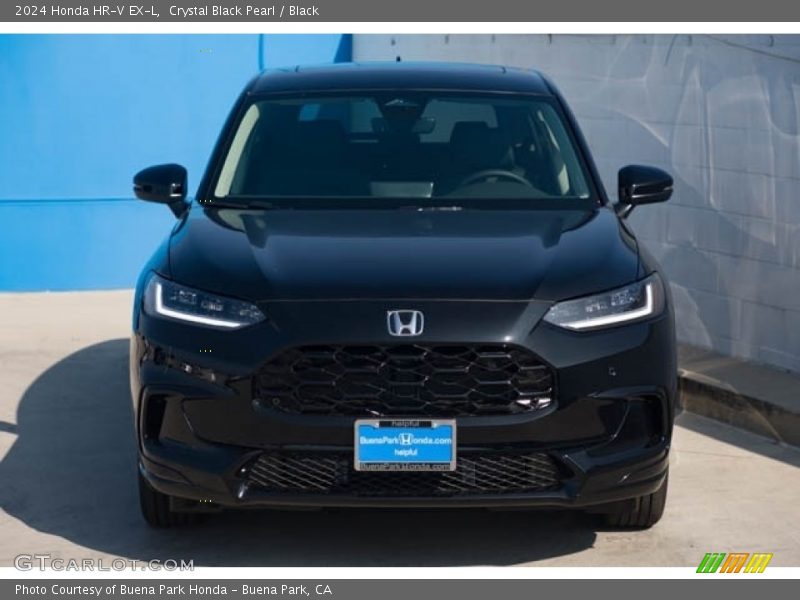 Crystal Black Pearl / Black 2024 Honda HR-V EX-L