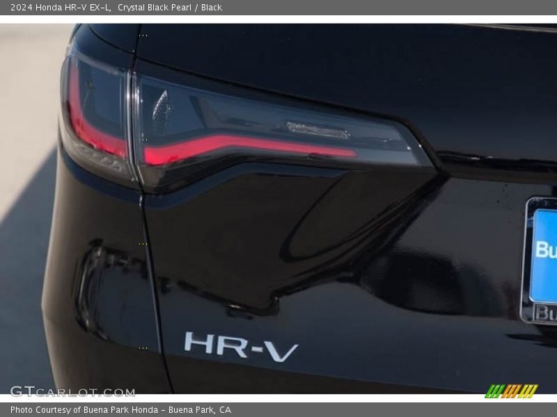 Crystal Black Pearl / Black 2024 Honda HR-V EX-L