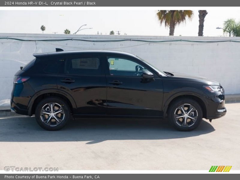Crystal Black Pearl / Black 2024 Honda HR-V EX-L