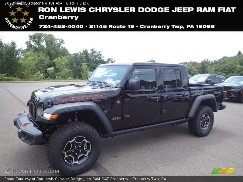 Black / Black 2023 Jeep Gladiator Mojave 4x4