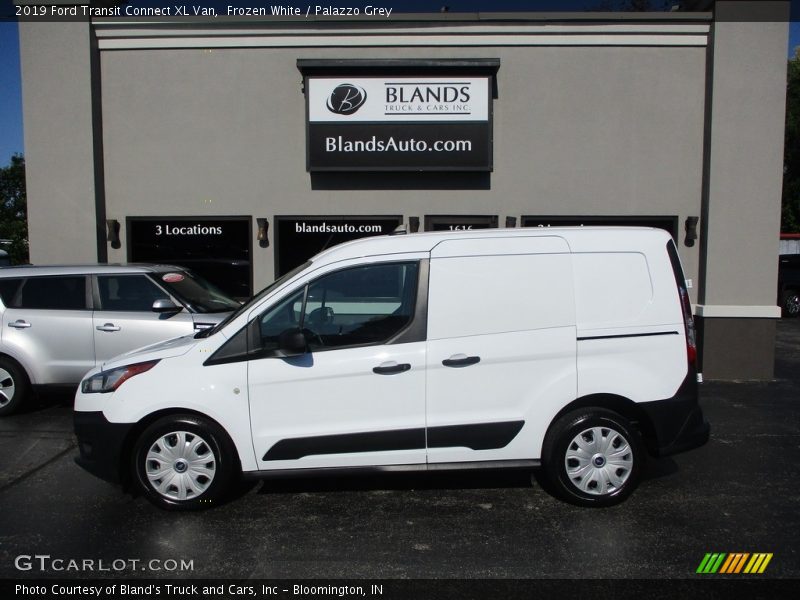 Frozen White / Palazzo Grey 2019 Ford Transit Connect XL Van