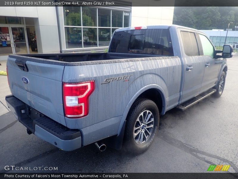 Abyss Gray / Black 2019 Ford F150 XLT Sport SuperCrew 4x4