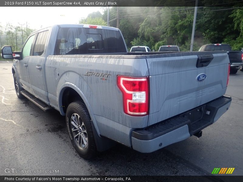 Abyss Gray / Black 2019 Ford F150 XLT Sport SuperCrew 4x4