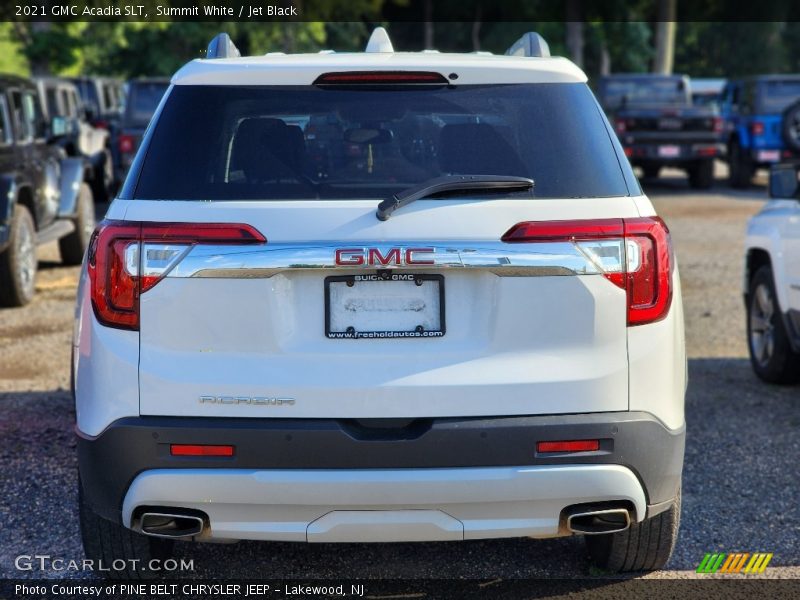Summit White / Jet Black 2021 GMC Acadia SLT