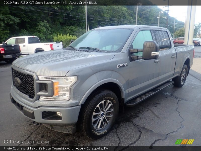 Abyss Gray / Black 2019 Ford F150 XLT Sport SuperCrew 4x4