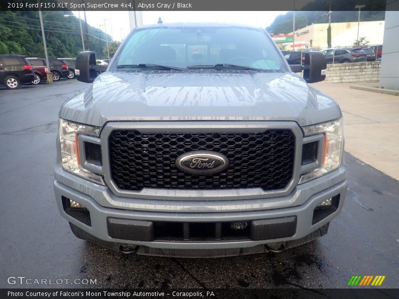 Abyss Gray / Black 2019 Ford F150 XLT Sport SuperCrew 4x4