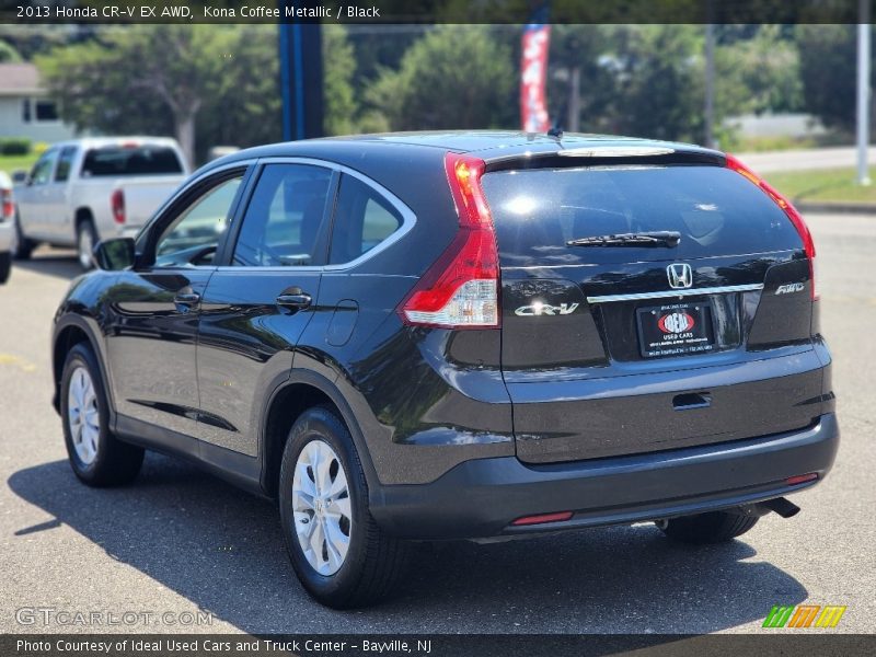 Kona Coffee Metallic / Black 2013 Honda CR-V EX AWD