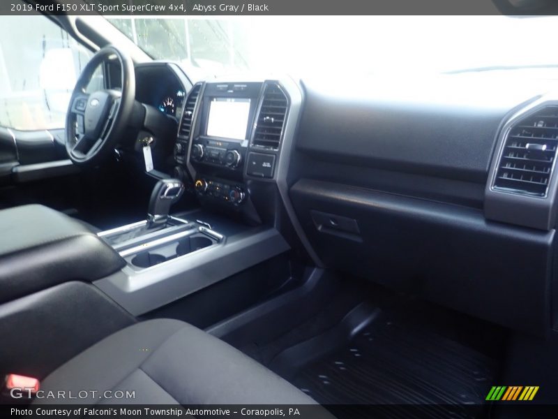 Abyss Gray / Black 2019 Ford F150 XLT Sport SuperCrew 4x4