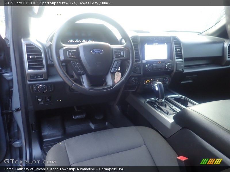 Abyss Gray / Black 2019 Ford F150 XLT Sport SuperCrew 4x4