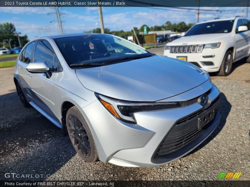 Classic Silver Metallic / Black 2023 Toyota Corolla LE AWD Hybrid