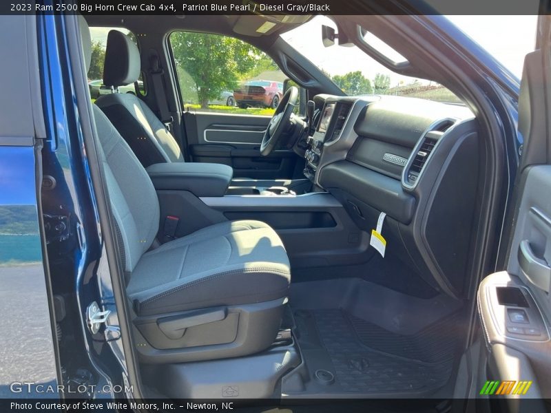 Patriot Blue Pearl / Diesel Gray/Black 2023 Ram 2500 Big Horn Crew Cab 4x4
