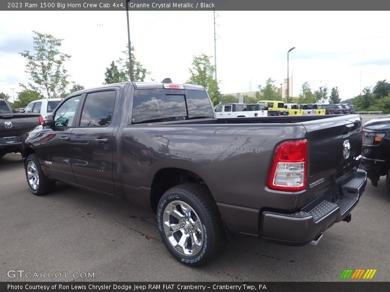 Granite Crystal Metallic / Black 2023 Ram 1500 Big Horn Crew Cab 4x4