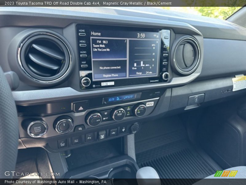 Magnetic Gray Metallic / Black/Cement 2023 Toyota Tacoma TRD Off Road Double Cab 4x4