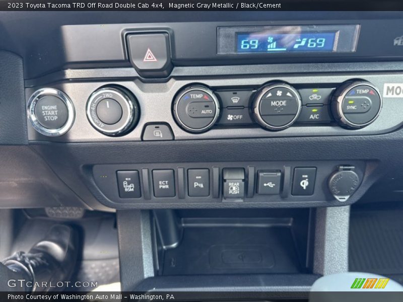 Magnetic Gray Metallic / Black/Cement 2023 Toyota Tacoma TRD Off Road Double Cab 4x4