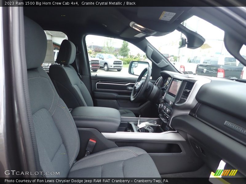 Granite Crystal Metallic / Black 2023 Ram 1500 Big Horn Crew Cab 4x4
