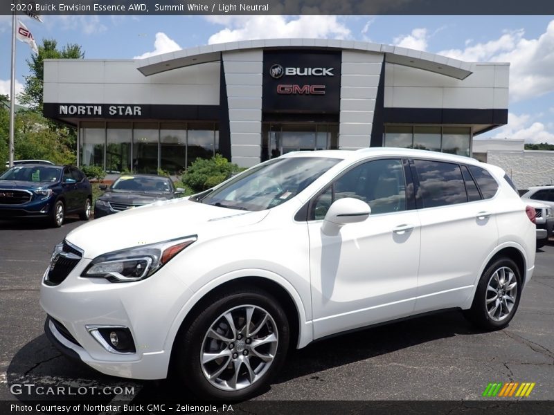 Front 3/4 View of 2020 Envision Essence AWD