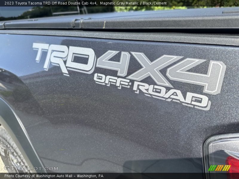 Magnetic Gray Metallic / Black/Cement 2023 Toyota Tacoma TRD Off Road Double Cab 4x4