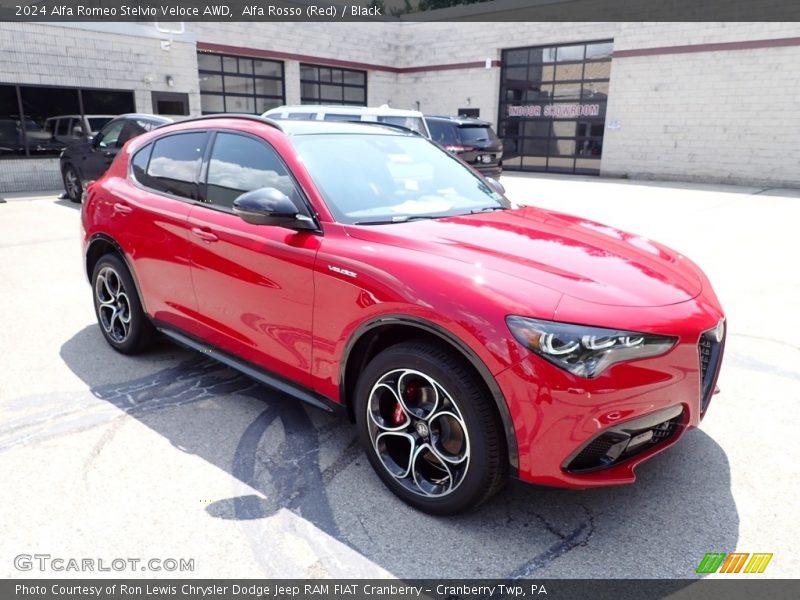 Front 3/4 View of 2024 Stelvio Veloce AWD