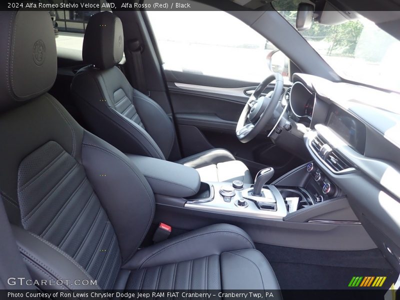 Alfa Rosso (Red) / Black 2024 Alfa Romeo Stelvio Veloce AWD