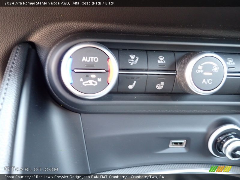 Alfa Rosso (Red) / Black 2024 Alfa Romeo Stelvio Veloce AWD