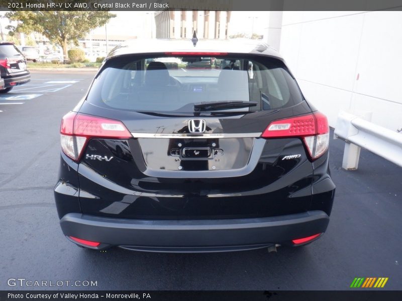 Crystal Black Pearl / Black 2021 Honda HR-V LX AWD