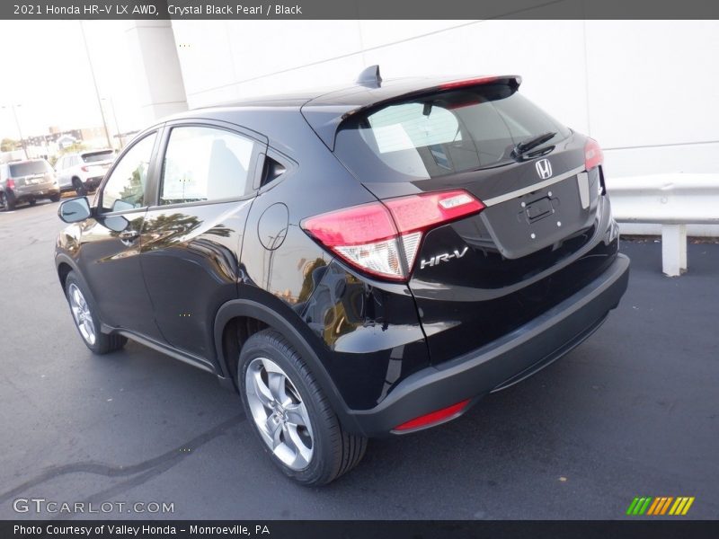 Crystal Black Pearl / Black 2021 Honda HR-V LX AWD
