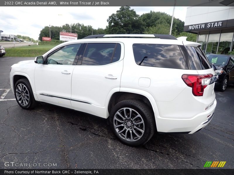 White Frost Tricoat / Jet Black 2022 GMC Acadia Denali AWD