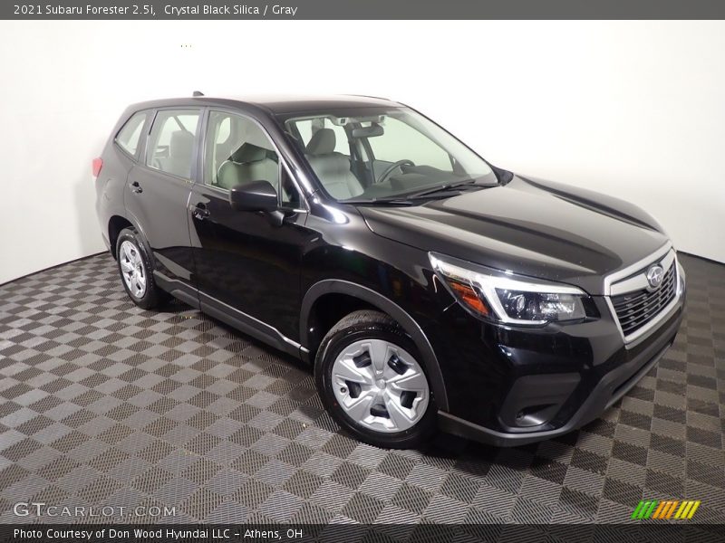 Crystal Black Silica / Gray 2021 Subaru Forester 2.5i