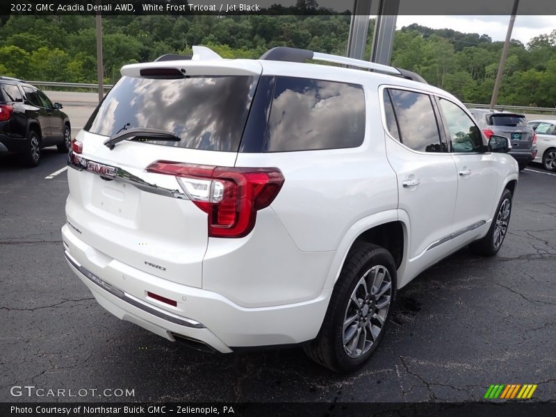 White Frost Tricoat / Jet Black 2022 GMC Acadia Denali AWD