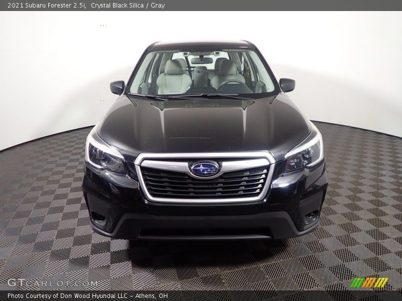 Crystal Black Silica / Gray 2021 Subaru Forester 2.5i