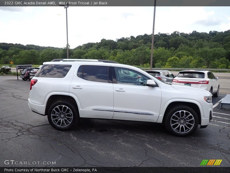 White Frost Tricoat / Jet Black 2022 GMC Acadia Denali AWD