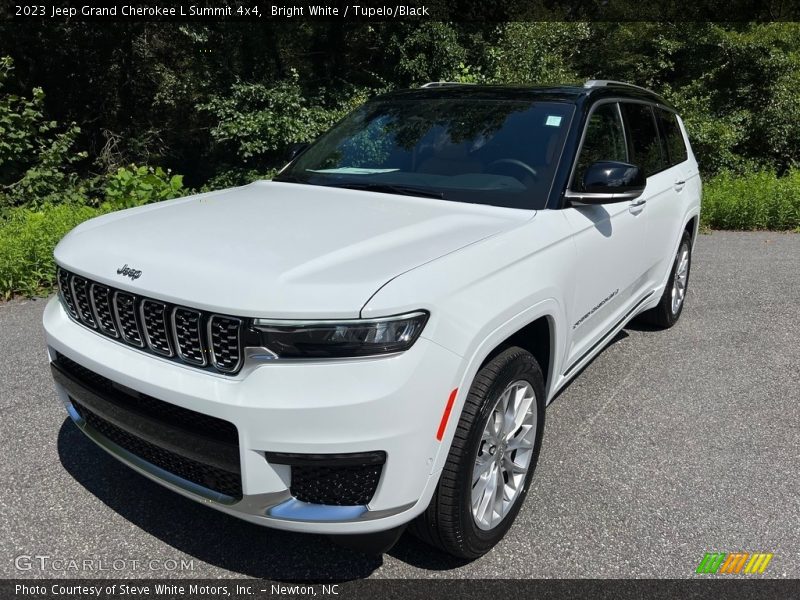 Bright White / Tupelo/Black 2023 Jeep Grand Cherokee L Summit 4x4