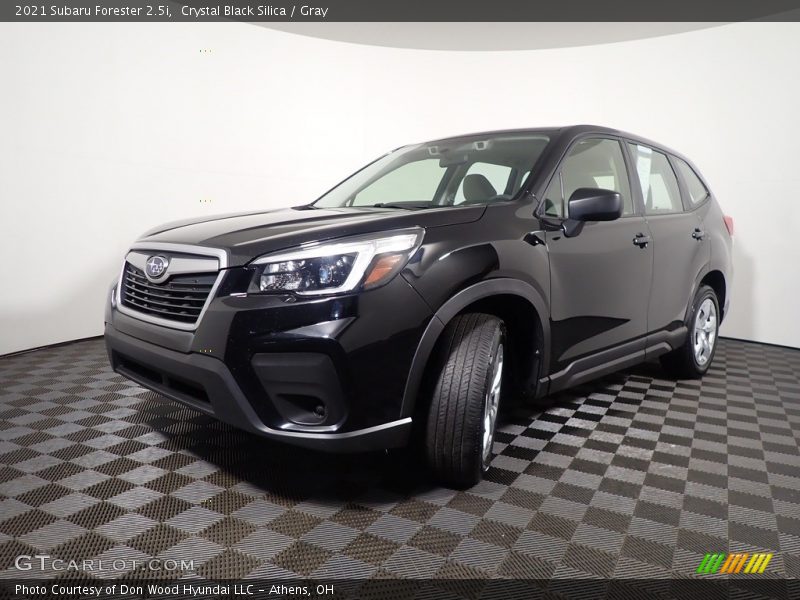 Crystal Black Silica / Gray 2021 Subaru Forester 2.5i