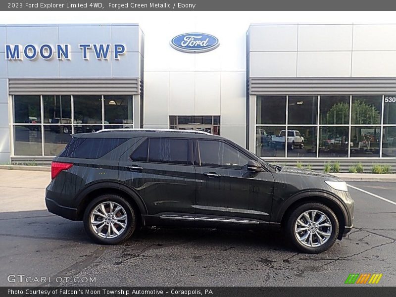 Forged Green Metallic / Ebony 2023 Ford Explorer Limited 4WD