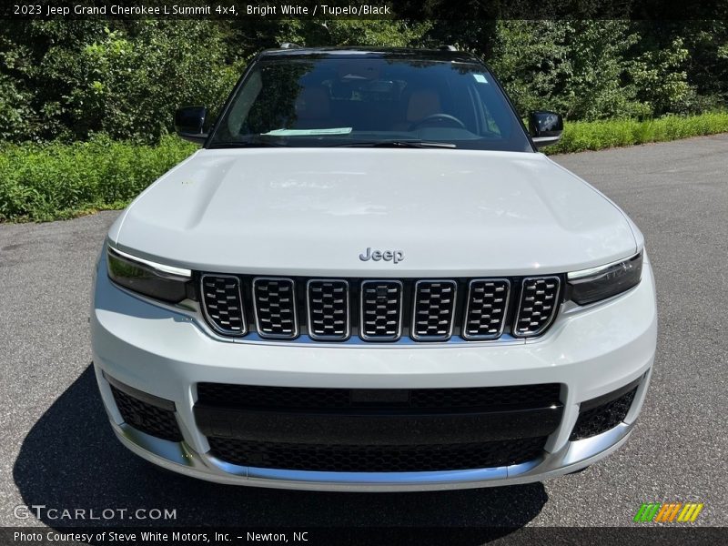 Bright White / Tupelo/Black 2023 Jeep Grand Cherokee L Summit 4x4