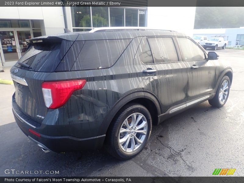 Forged Green Metallic / Ebony 2023 Ford Explorer Limited 4WD