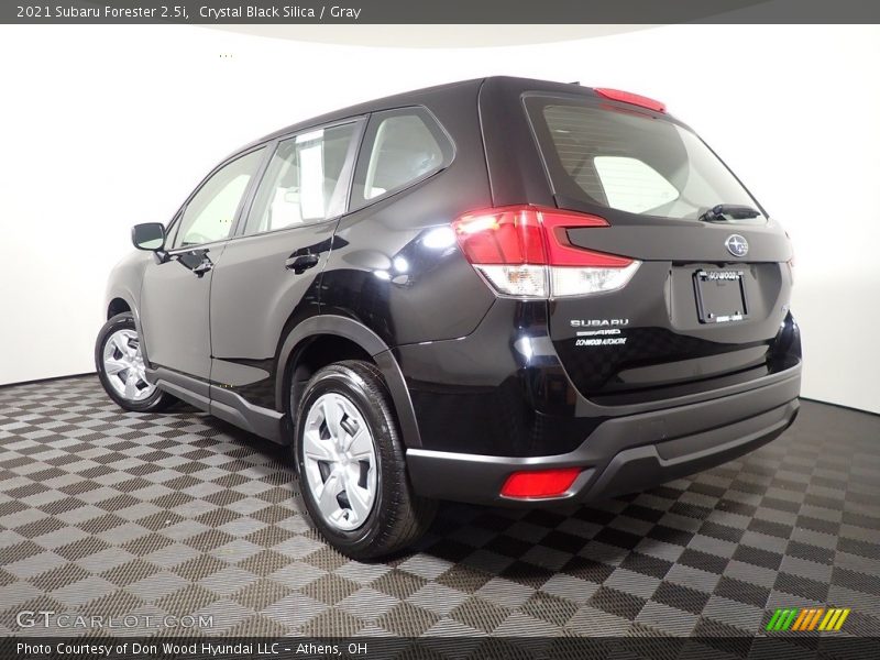 Crystal Black Silica / Gray 2021 Subaru Forester 2.5i