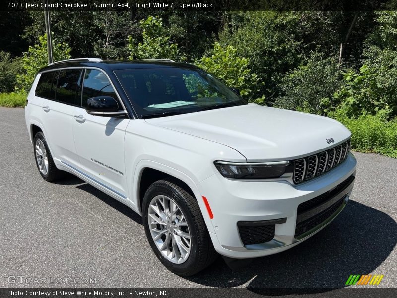 Bright White / Tupelo/Black 2023 Jeep Grand Cherokee L Summit 4x4