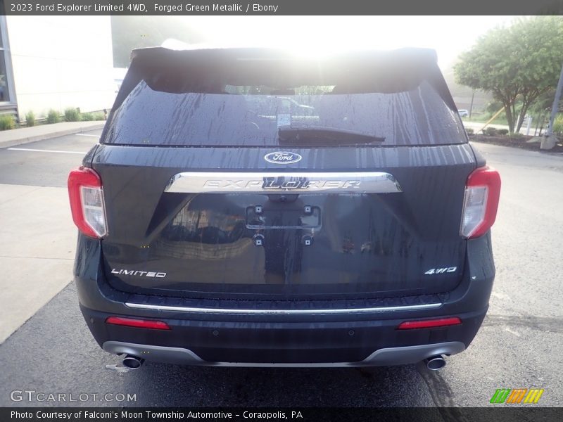 Forged Green Metallic / Ebony 2023 Ford Explorer Limited 4WD