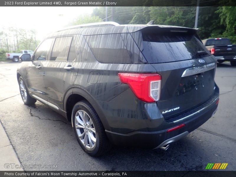 Forged Green Metallic / Ebony 2023 Ford Explorer Limited 4WD