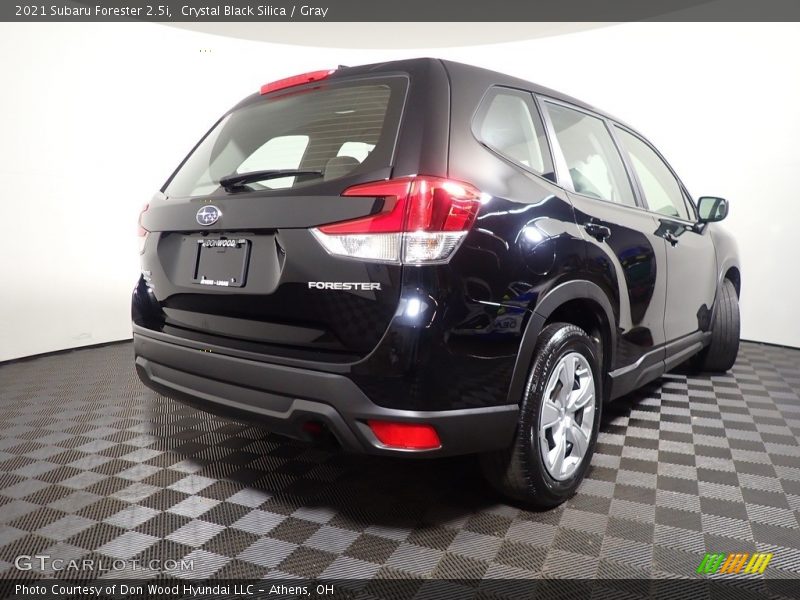 Crystal Black Silica / Gray 2021 Subaru Forester 2.5i