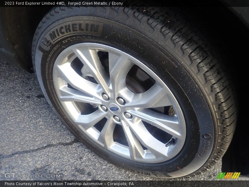 Forged Green Metallic / Ebony 2023 Ford Explorer Limited 4WD