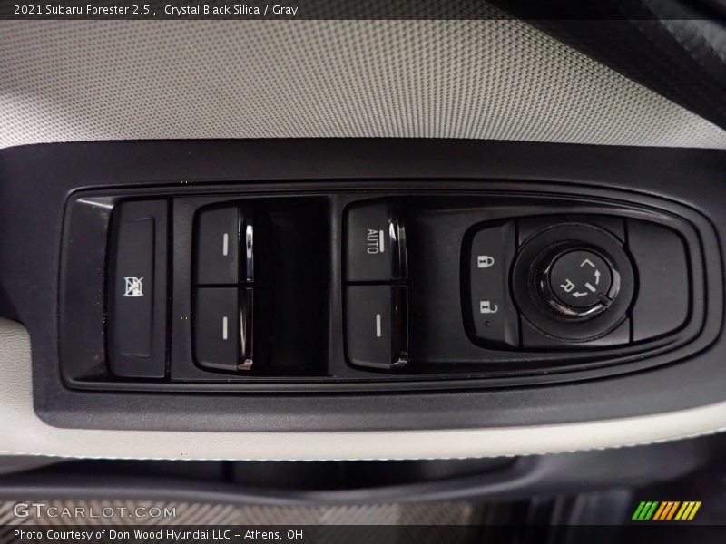 Crystal Black Silica / Gray 2021 Subaru Forester 2.5i