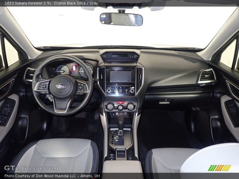 Crystal Black Silica / Gray 2021 Subaru Forester 2.5i