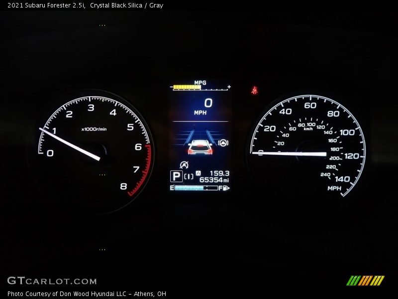 Crystal Black Silica / Gray 2021 Subaru Forester 2.5i
