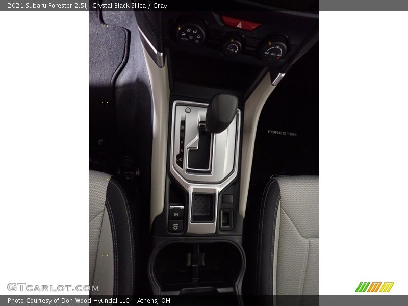 Crystal Black Silica / Gray 2021 Subaru Forester 2.5i